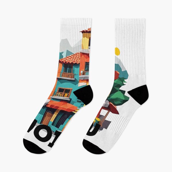 Item preview, Hoi An Vietnam Travel Poster - Abstract Ancient Town Cityscape Art designed and sold by OzzFrequency.