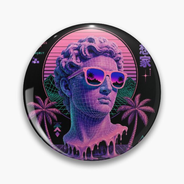 Item preview, Vaporwave Classic Vibes Retro 80s Statue Art Shop designed and sold by Bhinfy.