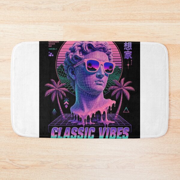 Item preview, Vaporwave Classic Vibes Retro 80s Statue Art Shop designed and sold by Bhinfy.