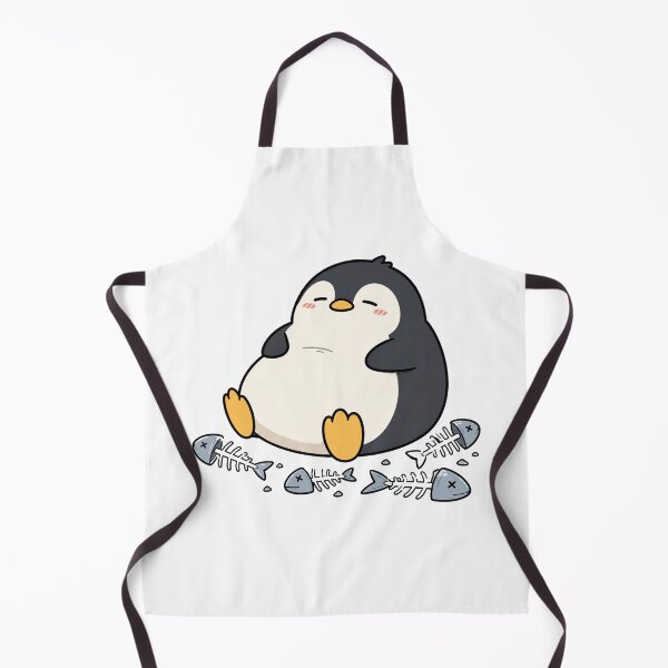 Item preview, Cute Penguin Fish Lover Funny Chubby Penguin Cartoon Design designed and sold by MonkiFlipp.