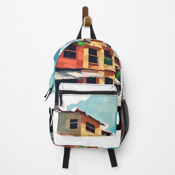 Item preview, Hoi An Vietnam - Abstract Ancient Town Cityscape Art designed and sold by OzzFrequency.