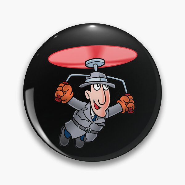 Item preview, Cartoon Detective Flying In The Air Using A Helicopter Propeller designed and sold by raposadesign.