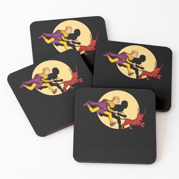 Item preview, Cartoon Man In A Purple Cape Leaping Forward designed and sold by raposadesign.