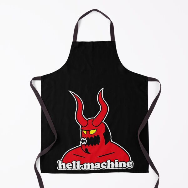 Item preview, Cartoon Monster With Large Horns And Sharp Teeth Above designed and sold by raposadesign.