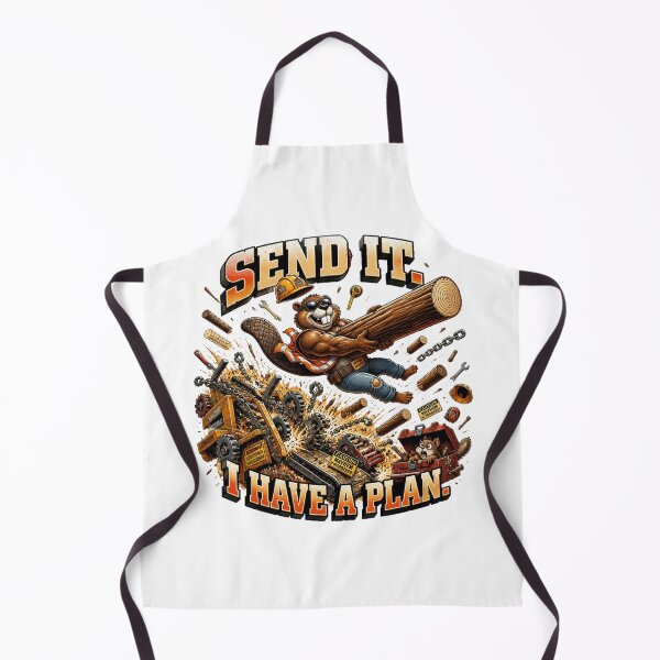 Item preview, Send It... Mostly Funny Beaver Construction designed and sold by Cavalier-org.