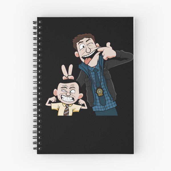 Item preview, Cartoon Drawing Of Two Men Making Funny Faces designed and sold by raposadesign.