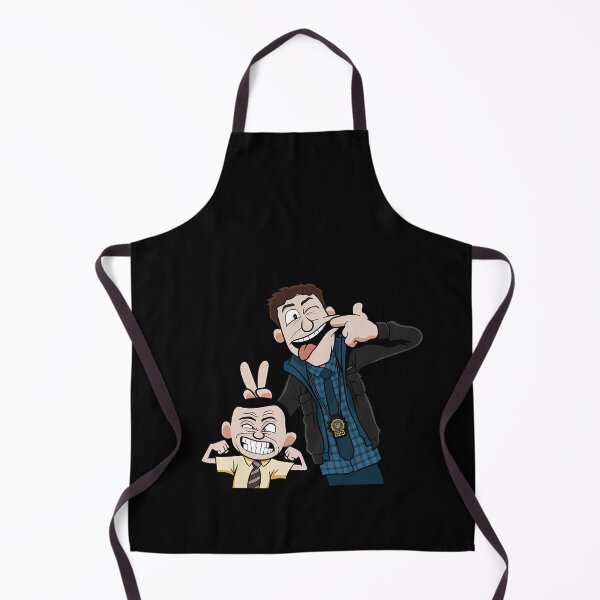 Item preview, Cartoon Drawing Of Two Men Making Funny Faces designed and sold by raposadesign.