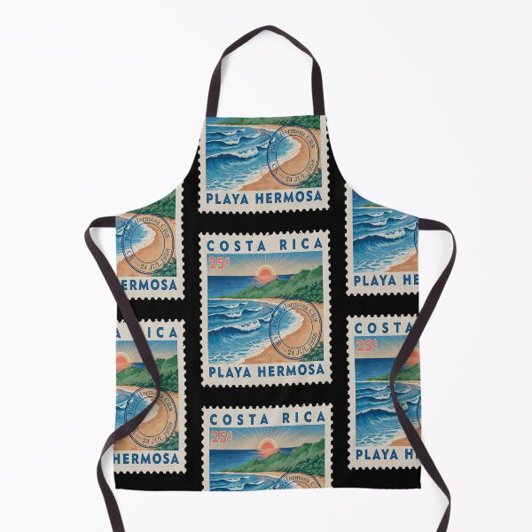 Item preview, Playa Hermosa Costa Rica Pacific Postage Stamp Sticker designed and sold by stickercuffs.