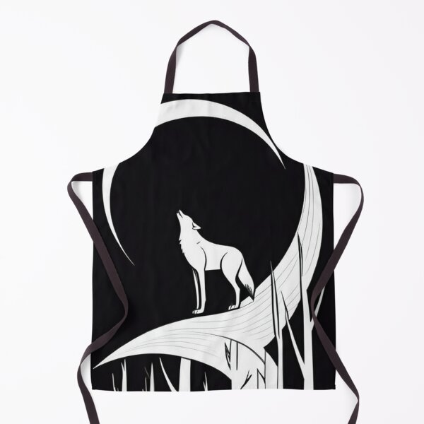 Item preview, Art - Wild Animal Howling at the Moon, Minimalist Aesthetic designed and sold by World-Pets.