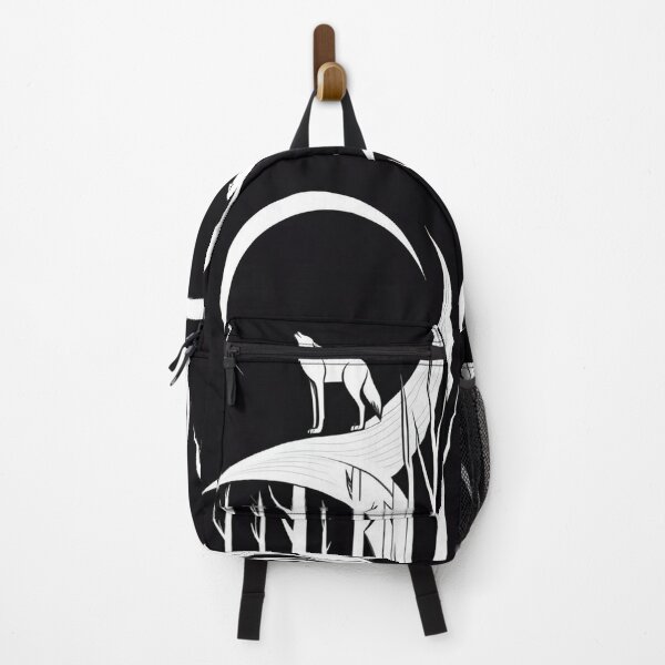 Item preview, Art - Wild Animal Howling at the Moon, Minimalist Aesthetic designed and sold by World-Pets.