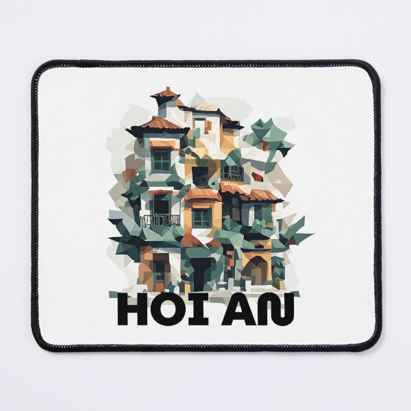 Item preview, Hoi An Vietnam - Abstract Ancient Town Cityscape Art designed and sold by OzzFrequency.
