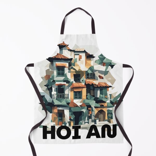 Item preview, Hoi An Vietnam - Abstract Ancient Town Cityscape Art designed and sold by OzzFrequency.