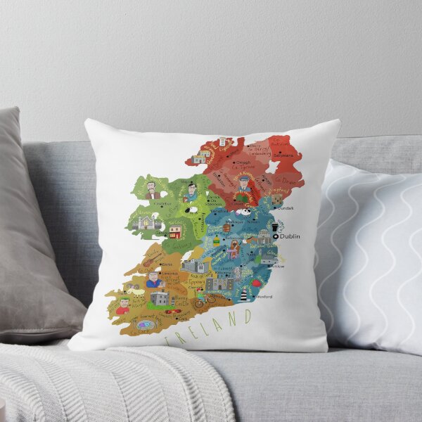 Item preview, Ireland, Irish Landmarks And Famous People By Irish Artist Carla Daly designed and sold by Carla Daly.