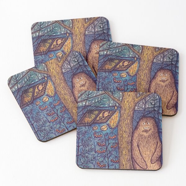 Item preview, Camping in a night forest  designed and sold by ce-horvath.