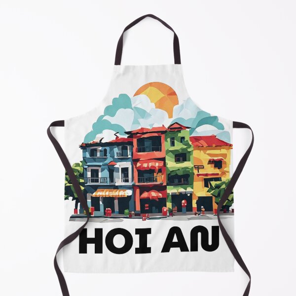 Item preview, Hoi An Vietnam - Abstract Ancient Town Cityscape Art designed and sold by OzzFrequency.