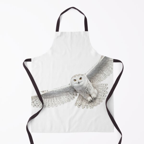 Item preview, Snowy Owl in Flight – Realistic White Owl Wildlife Art Opis designed and sold by SmikiM.