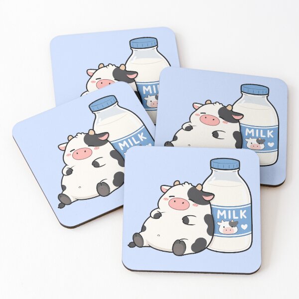 Item preview, Cute Cow Milk Lover Funny Chubby Cow Cartoon Design designed and sold by MonkiFlipp.
