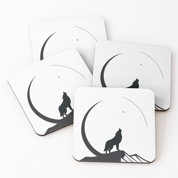 Item preview, Graphic Art - Wild Canine Silhouette, Symbolic Minimalism designed and sold by World-Pets.