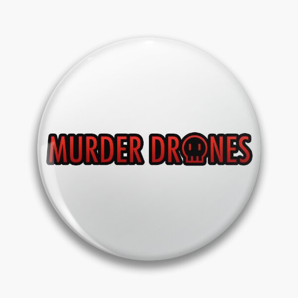 Item preview, MURDER DRONES LOGO RED (GLITCH INDIE ROBOT CARTOON ANIMATION) designed and sold by Python Designs .
