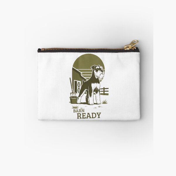 Item preview, Standard Schnauzer Barn Ready Retro Farm Dog Vintage Working Breed Gift designed and sold by RusticMeadow.
