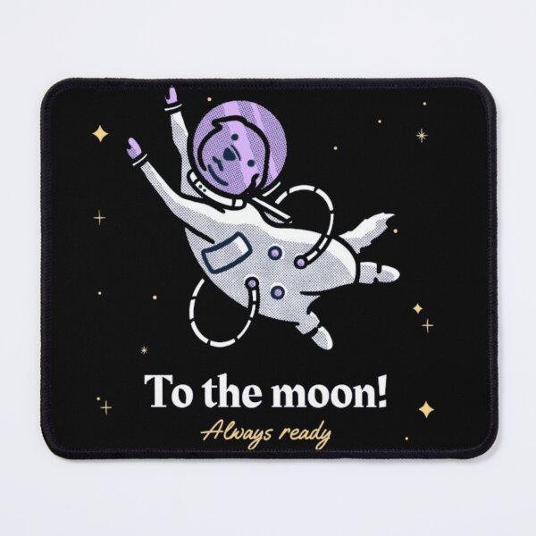 Item preview, To The Moon Always Ready - Cute Retro Astronaut Dog designed and sold by GenZFashion000.