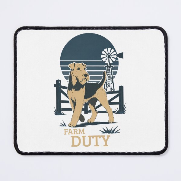 Item preview, Airedale Terrier Farm Duty Retro Farm Dog Vintage Working Breed Gift designed and sold by RusticMeadow.