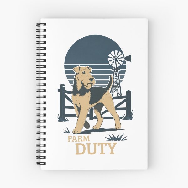 Item preview, Airedale Terrier Farm Duty Retro Farm Dog Vintage Working Breed Gift designed and sold by RusticMeadow.