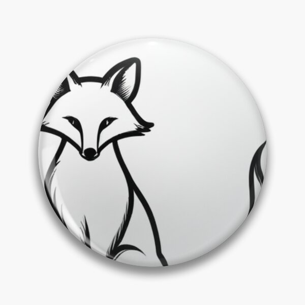 Item preview, Illustration - Minimalist Fox, Streamlined Style designed and sold by World-Pets.