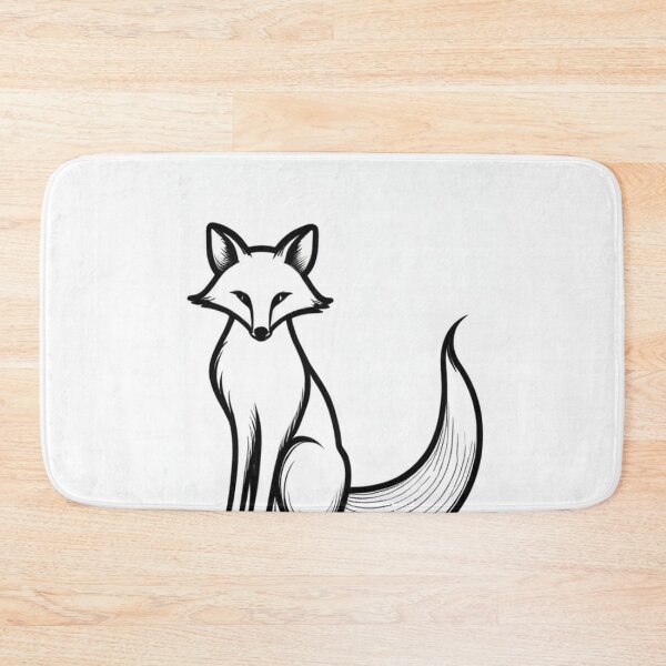 Item preview, Illustration - Minimalist Fox, Streamlined Style designed and sold by World-Pets.