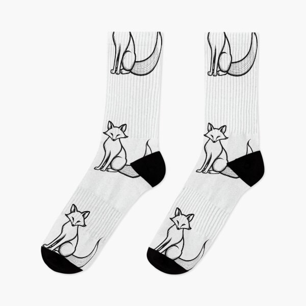 Artikelvorschau, Illustration – Minimalistischer Fuchs, stromlinienförmiger Stil entworfen und verkauft von World-Pets.