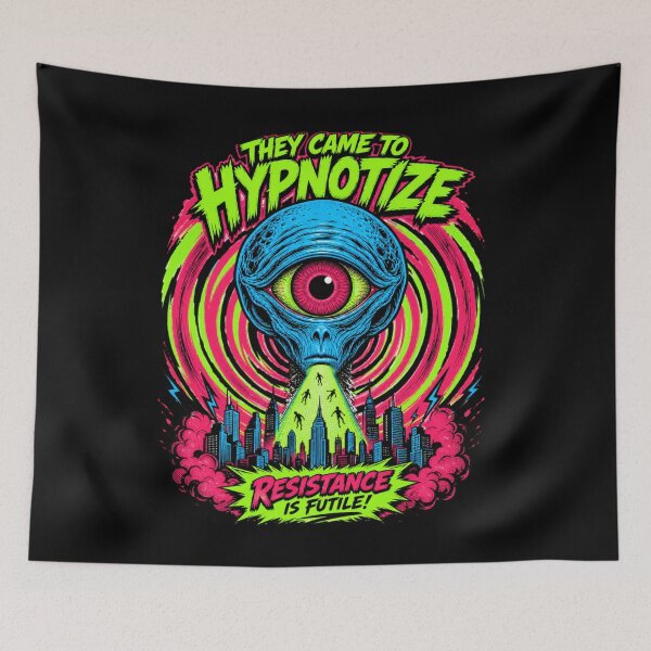Item preview, Alien Hypnotize Resistance Futile designed and sold by HoshisWorld2018.
