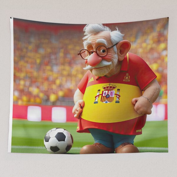 Item preview, Old Fart World Cup football supporter for Spain designed and sold by Colin Bentham.