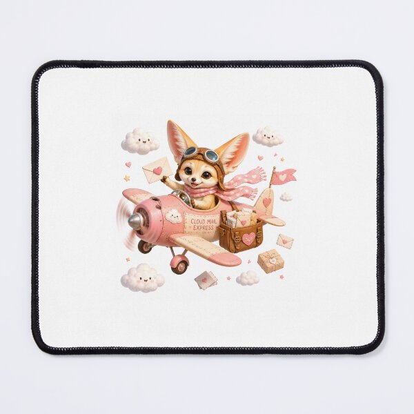Item preview, Fennec fox cloud mail express designed and sold by QuirkNest Studio .
