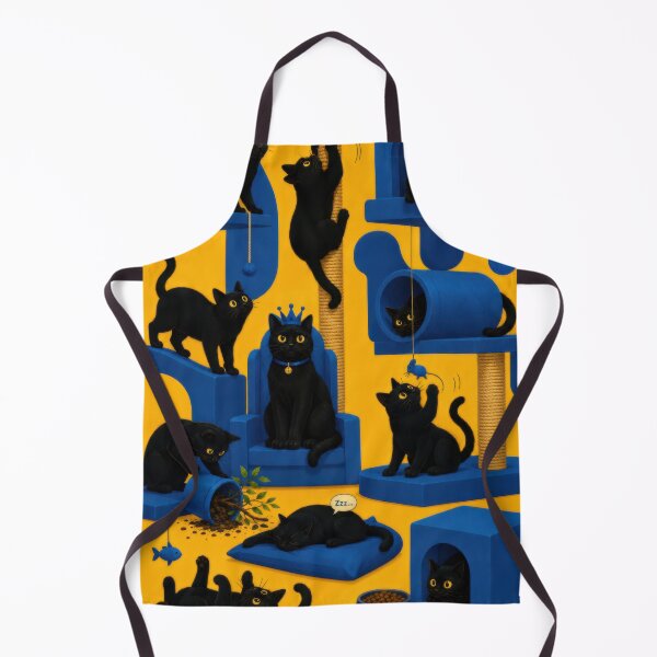 Item preview, Playful Black Cats Pattern #3 designed and sold by Andy Gambino Art.