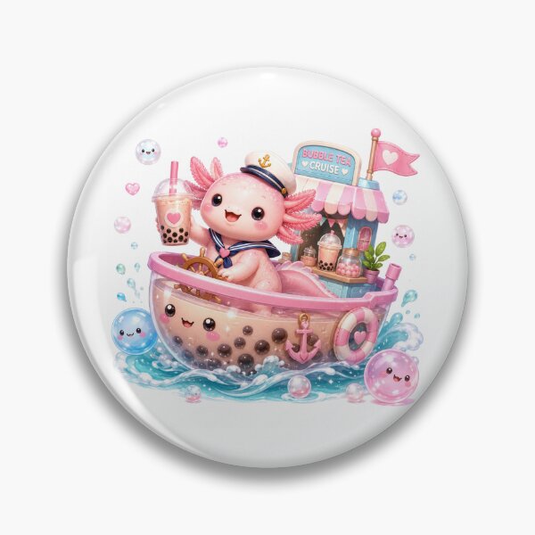 Item preview, Axolotl bubble tea cruise designed and sold by QuirkNest Studio .