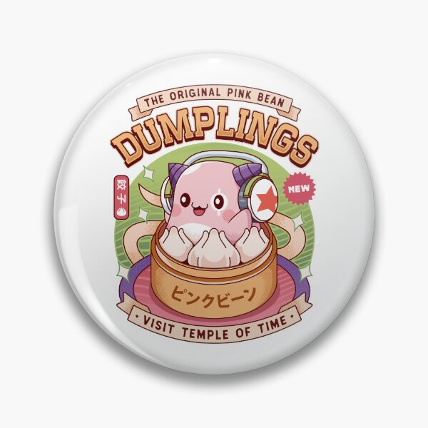 Item preview, Pink Bean Dumplings Vintage designed and sold by Lagelantee.