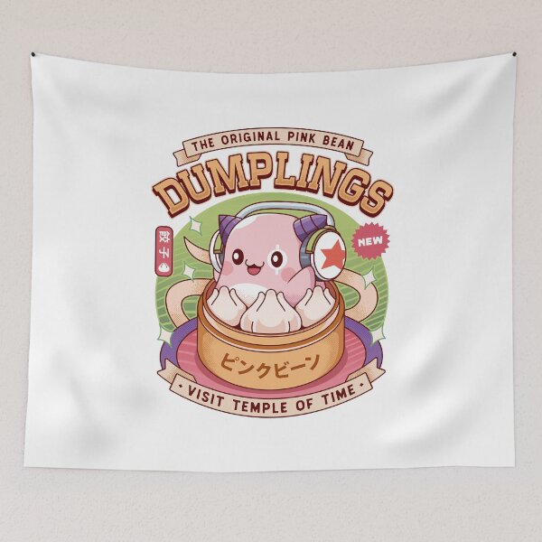 Item preview, Pink Bean Dumplings Vintage designed and sold by Lagelantee.
