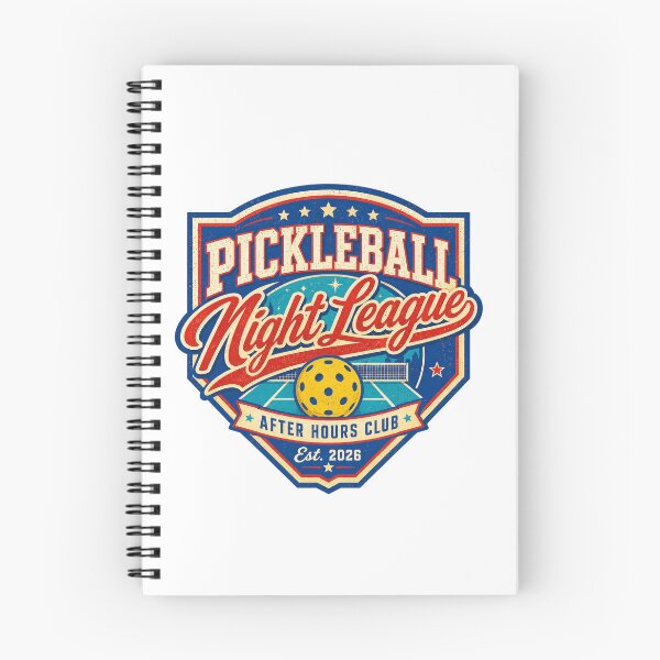 Item preview, Pickleball Night League After Hours Club Vintage Baseball Style Design designed and sold by Soft Panic Studio.