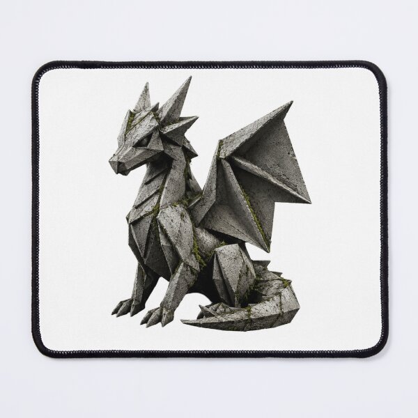 Item preview, Geometric Origami Dragon Low Poly Fantasy Art Shop designed and sold by Bhinfy.