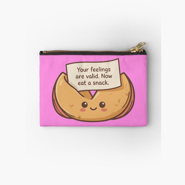 Item preview, Your Feelings Are Valid Kawaii Fortune Cookie Mental Health Snack designed and sold by ShirtRemarks.