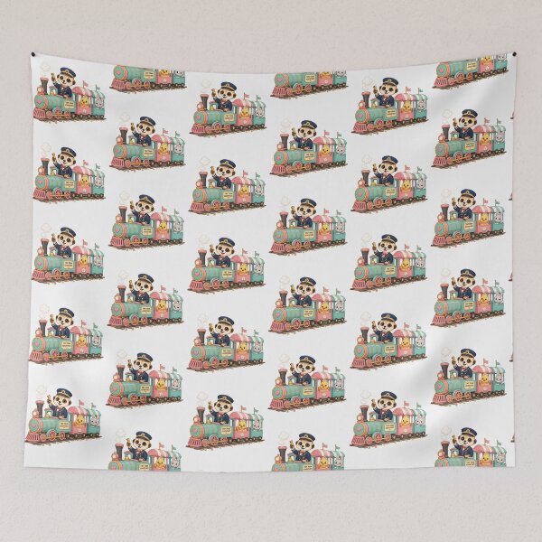 Item preview, Meerkat tiny train adventure  designed and sold by QuirkNest Studio .