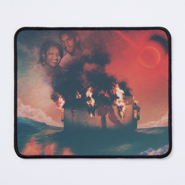 Item preview, Donda Burning House Surreal Album Cover designed and sold by Skelter-Skelter.