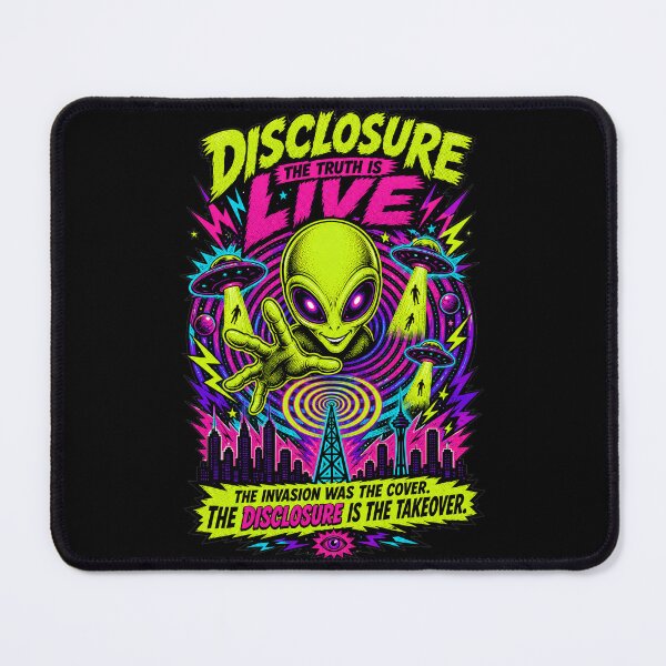 Item preview, Alien Disclosure Takeover Art designed and sold by HoshisWorld2018.
