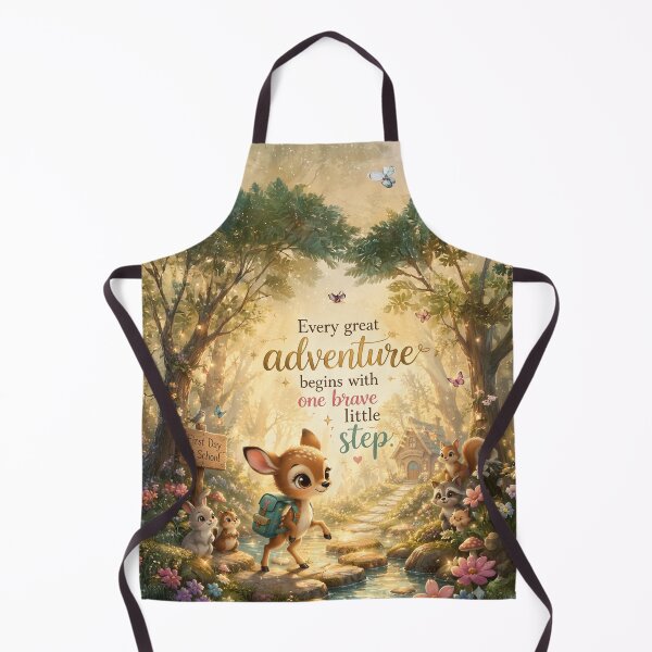 Item preview, Brave Little Step – First Day of School Childhood Milestone Art designed and sold by Wintorque.