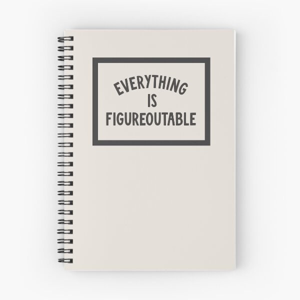 Item preview, Everything is figureoutable quote (Black Tone) designed and sold by Paigaam.