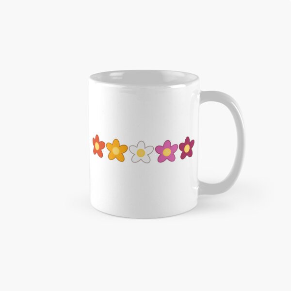 Item preview, Lesbian flag flowers designed and sold by Menascreative.