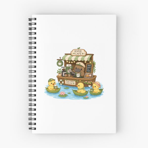 Item preview, Platypus river cafe designed and sold by QuirkNest Studio .