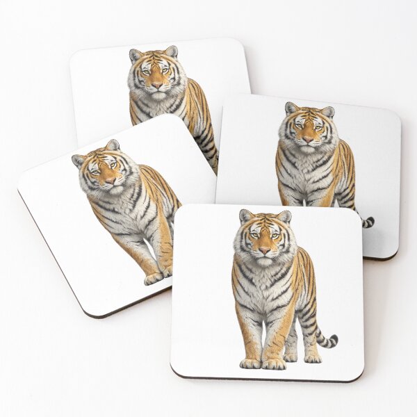 Item preview, Realistic Bengal Tiger Standing – Majestic Wildlife Art designed and sold by SmikiM.