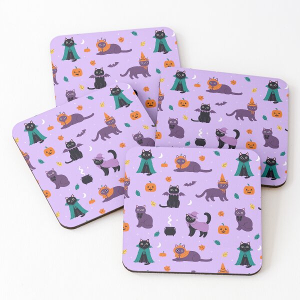 Item preview,  cute cats in Halloween costumes designed and sold by burbura.