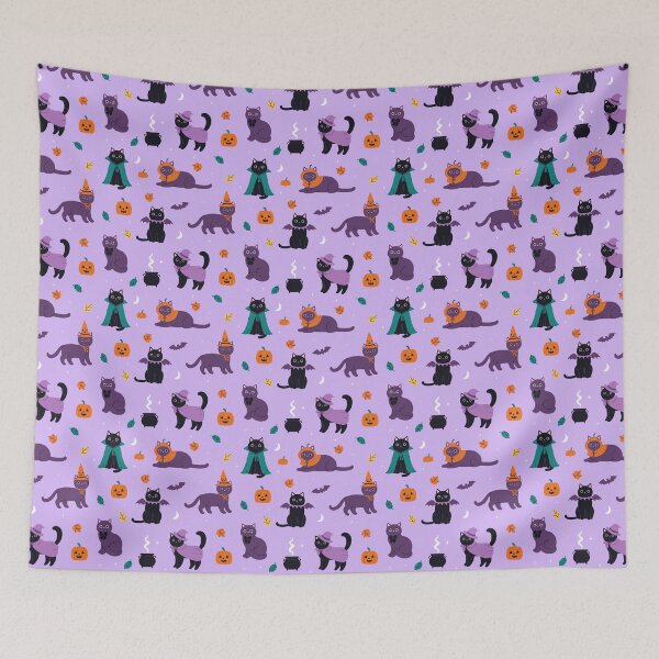 Item preview,  cute cats in Halloween costumes designed and sold by burbura.